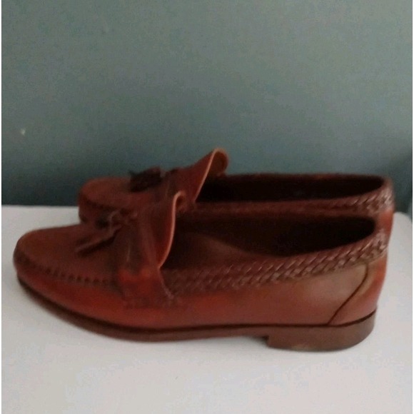 Leather‎ Tassel Loafers Braided Trim Dress Shoes main image 11